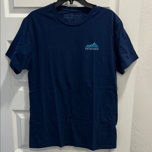 Patagonia Men's Deep Blue Short Sleeve Tee